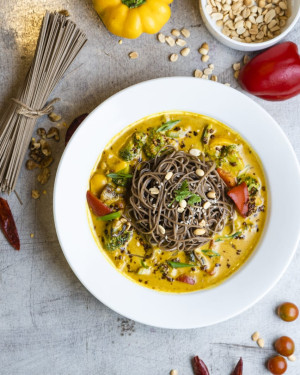 Soba Noodles With Asian Curry