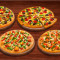 Repas Pour 4: Veg Core Pizza Combo Loaded