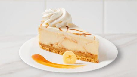 Bananas Foster Cheesecake Slice