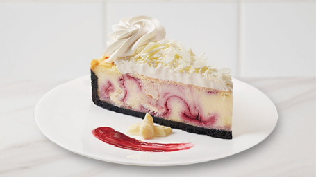 White Chocolate Raspberry Cheesecake Slice