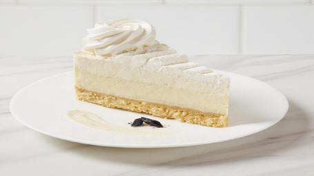 Triple Vanilla Bean Cheesecake Slice