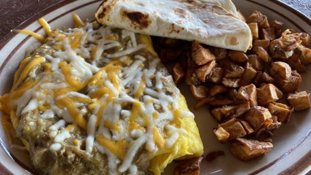 Green Chili Pork Omelet