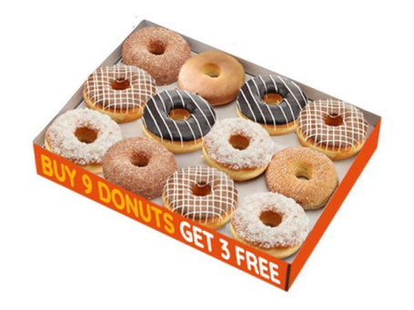 Classic Box Of 12 Donut (Buy 9 Get 3 Free)