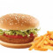 Classic Veg Burger French Fries Mojito