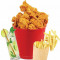 Family Chicken (6Pcs)Bucket Chicken Fries Drinks