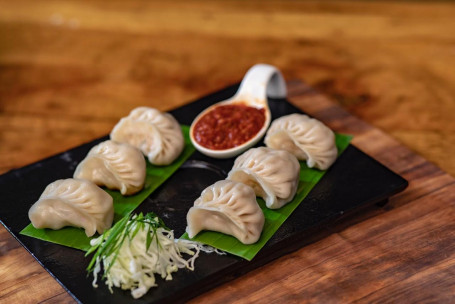 Mushroom Steam Momos (5 Pcs)