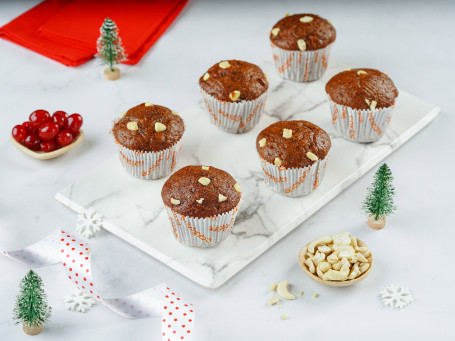 Muffin Riche Aux Prunes De Noël 6 Pc