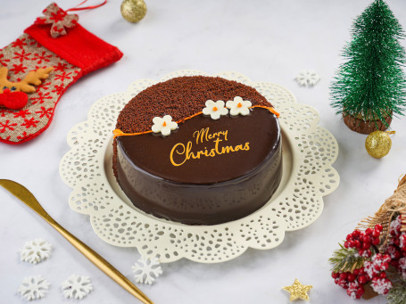 Gâteau Aux Truffes Au Chocolat Joyeux Noël
