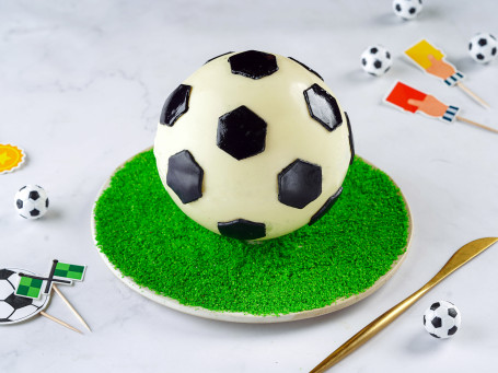 Gâteau Pinata Rond Complet Sur Le Thème Du Football