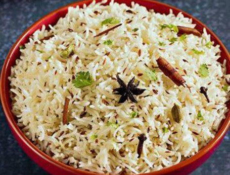 Jeera Pulao With Bhoondi Raita