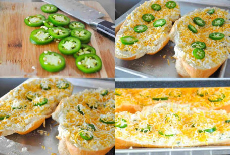 Cheesy Jalapeño Garlic Bread 5 Pieces