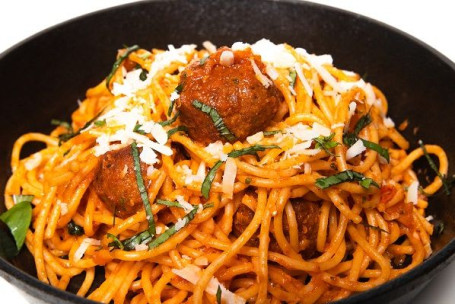 Spaghetti Tuna Meat Balls