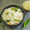 Thengai Sadam (Coconut Rice) With Rice Crisps