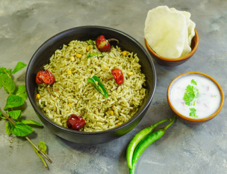 Pudina Rice (Mint Rice)