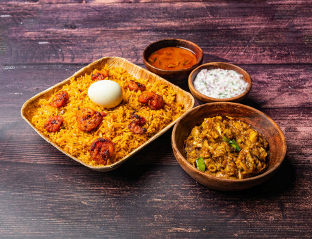 Prawn Biriyani Poondu Kozhi Varuval