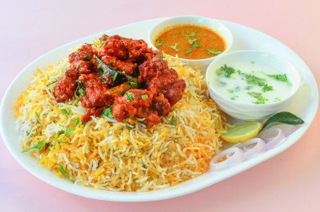 Hyderabadi Chicken 65 Dum Biryani [1 Kg]