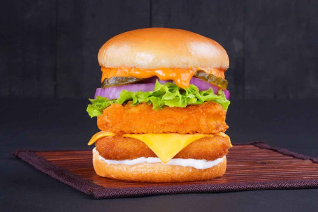 Double Decker Veg Burger [Nouvellement Lancé]