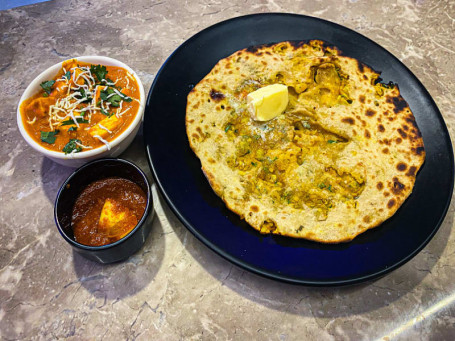 Aloo Parota Paneer Butter Masala Combo