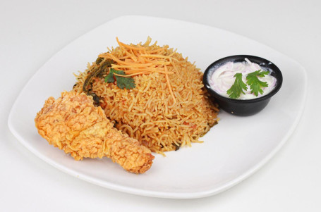 Fried Chicken Biryani Bowl Combo