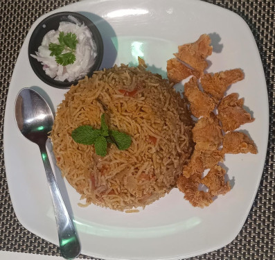 Chicken Pops Biryani Bowl Combo