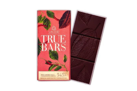 True Bar Spicy Indian Chilli With Dark Chocolate