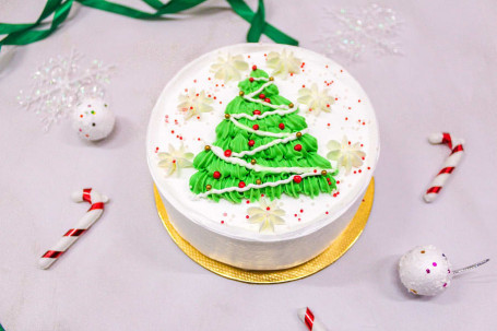 X Mas Fruit Custard Cake 500 Gms