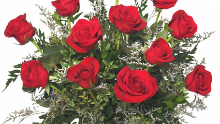 Arrangement Classique De Douzaines De Roses Rouges