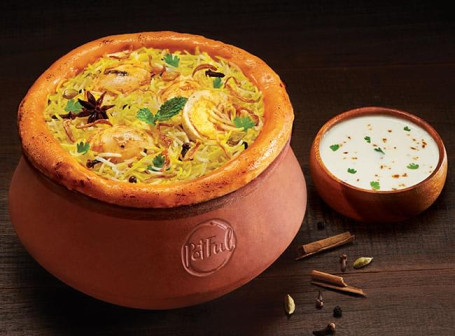 Claypot Hyderabadi Egg Biryani