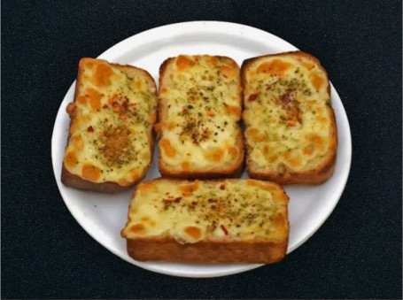 Cheese And Onion Garlic Bread (4 Pieces)