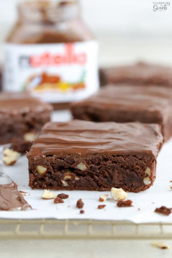Chocolate Brownie With Nutella