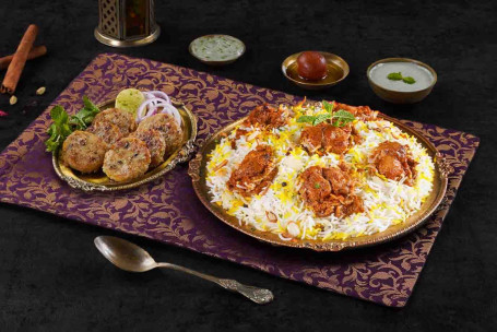 Combo Célébration Solo Avec Murgh Makhani Biryani Murgh Koobideh Kebabs