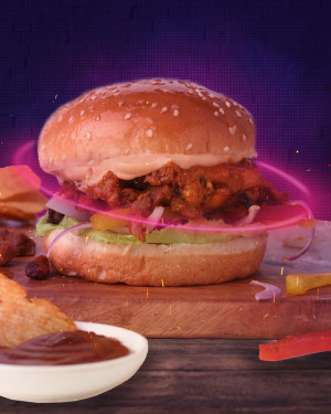 Desi Chicken Tikka Burger