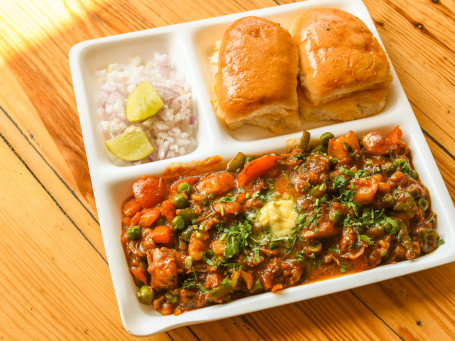 Butter And Cheese Bombay Khada Pav Bhaji