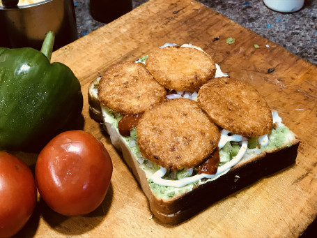 Aloo Tikki Grilled Sandwicch