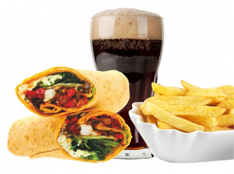 Paneer Wrap Reg. Fries Cold Drink