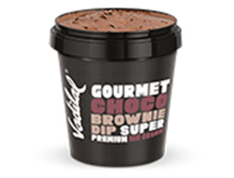 Crème Glacée Choco Brownie Dip Cup [140Ml]