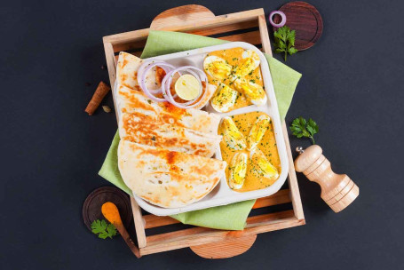 Mughlai Oeuf Curry Pain Kulcha Lunchbox