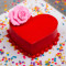 Mini Heart Shape Cake (red) (200 gms)