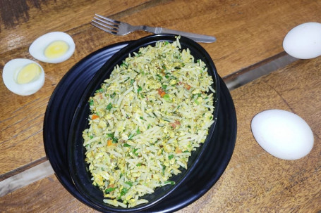 Green Bhurji Rice
