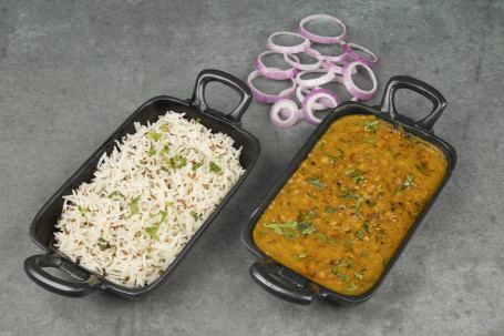 Dal Lehsuni Jeera Rice (Serves 1)