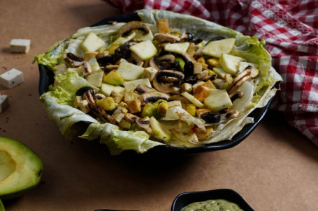 Roasted Mushroom Tofu Salad