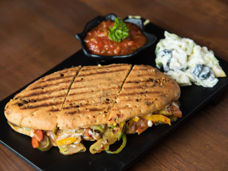 Grilled Veg Panini Sandwich