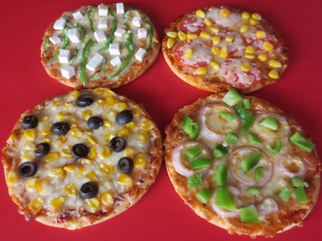 Pack Of 4 Four Classic Pizza