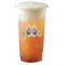 Cheese Creamer Peach Fruit Tea Zhī Shì Nǎi Gài Táo Táo Shuǐ Guǒ Chá （Fixed Ice）