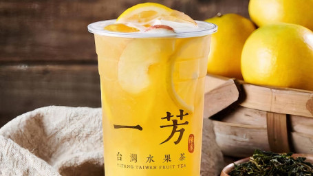 Orange Fruit Tea Liǔ Chéng Shuǐ Guǒ Chá L Size Only