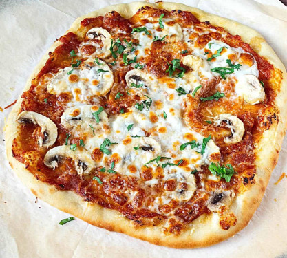 Large Mushroom Pizza With Fresh