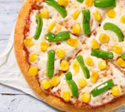 7.5-8 Corn Capsicum Pizza