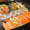 Combo Especial 2 1 temaki de salmão completo 23 peças de sushis