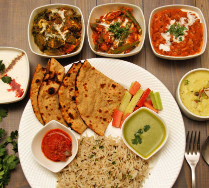 Subz Lababdar Thali Meal