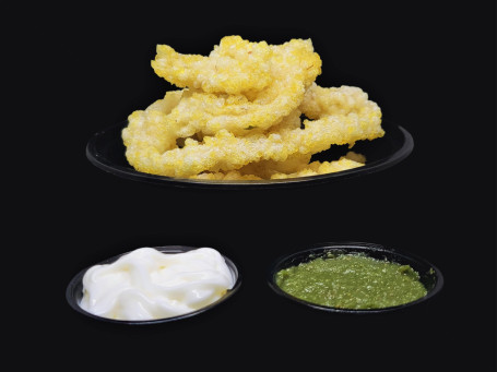 Sabudana Fritters With Dips